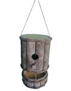 2-in-1 Bird House & Feeder - Ray Flower