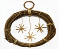 Galtang-Rattan Snowflakes Wreath