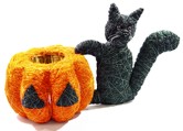 Halloween Pumpkin Treats Basket / Planter